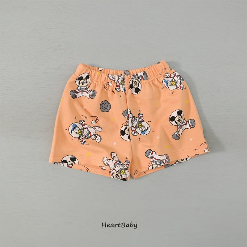 Heart Baby - Korean Children Fashion - #discoveringself - Space Mickey Top Bottom Set - 7