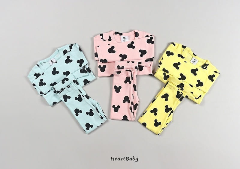 Heart Baby - Korean Children Fashion - #discoveringself - Circle Mickey Easywear - 6