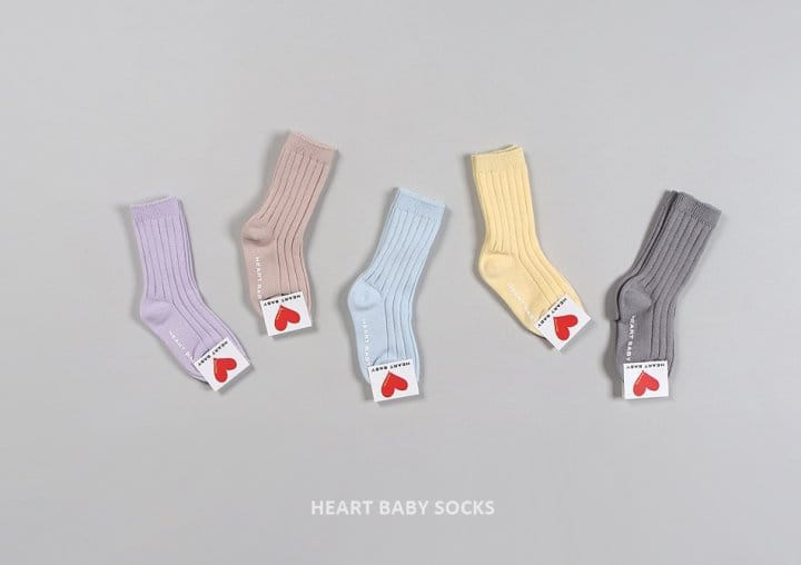 Heart Baby - Korean Children Fashion - #discoveringself - Pastel Boodle Socks - 11