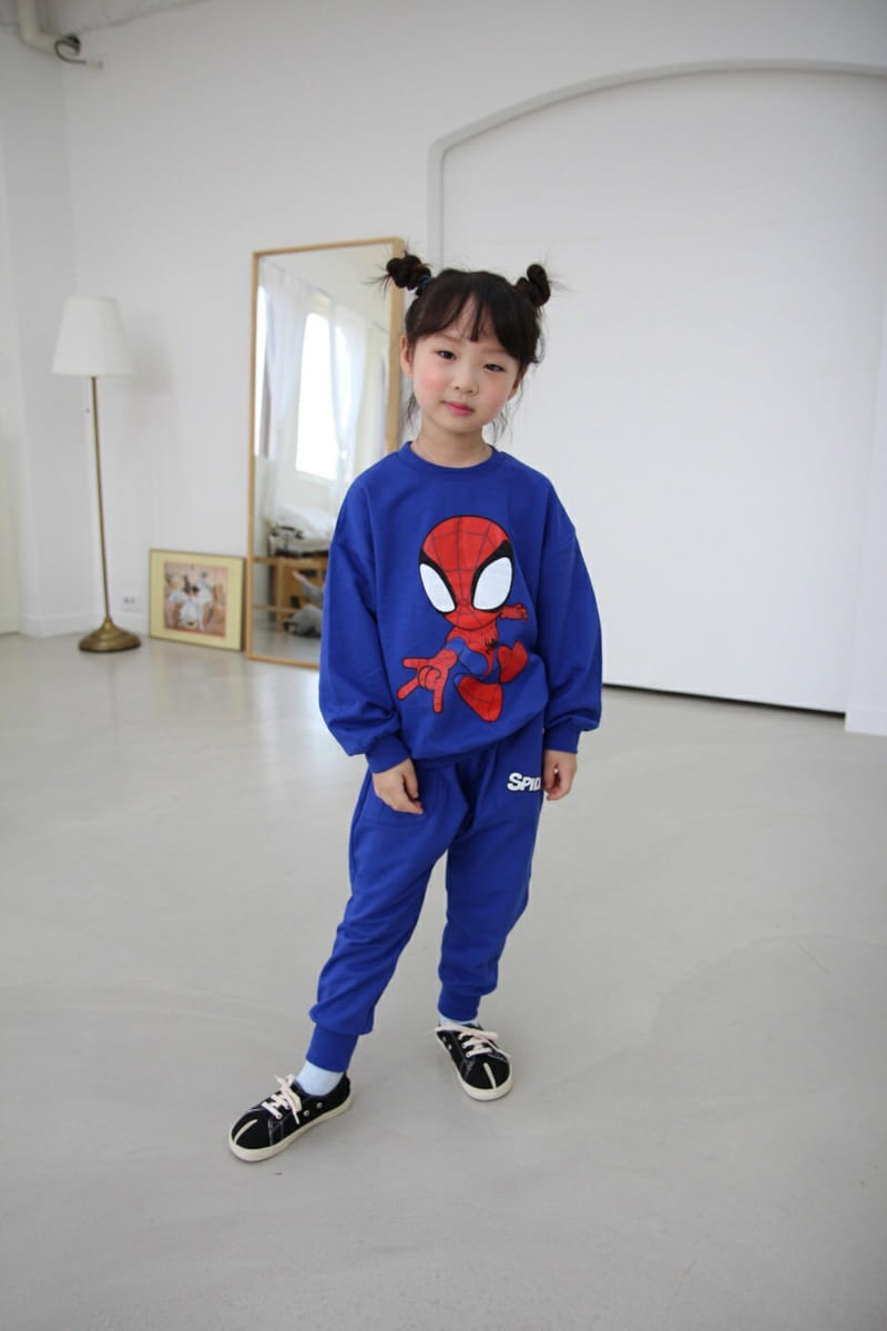 Heart Baby - Korean Children Fashion - #fashionkids - Spider Man Top Bottom Set - 9