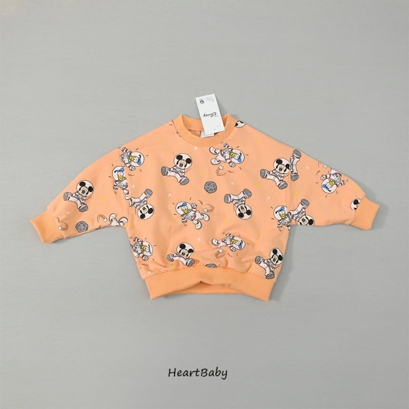 Heart Baby - Korean Children Fashion - #fashionkids - Space Mickey Top Bottom Set - 8