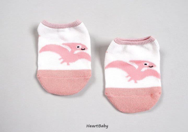 Heart Baby - Korean Children Fashion - #kidsshorts - Dino Socks  - 5