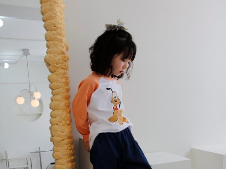 Heart Baby - Korean Children Fashion - #kidsshorts - Mockey and friends Raglan Tee - 6