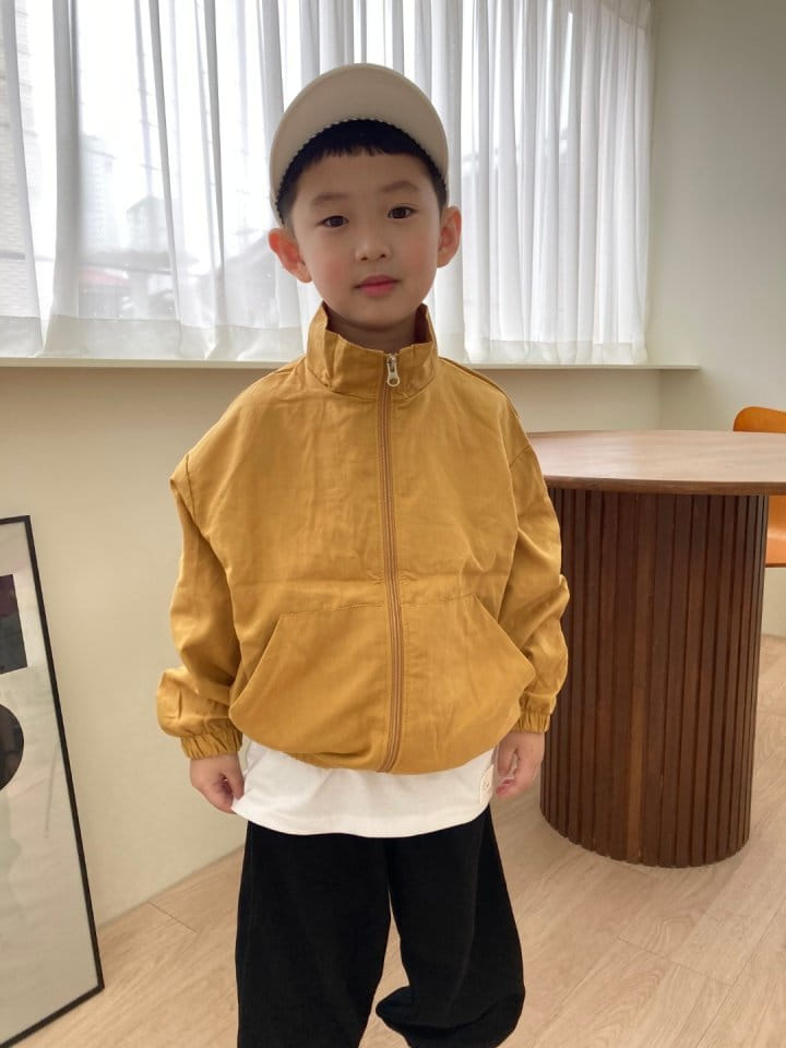 Heart Baby - Korean Children Fashion - #kidsshorts - Color Windbreaker Jumper