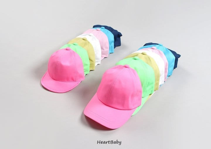 Heart Baby - Korean Children Fashion - #kidsstore - Heart Color Cap - 7