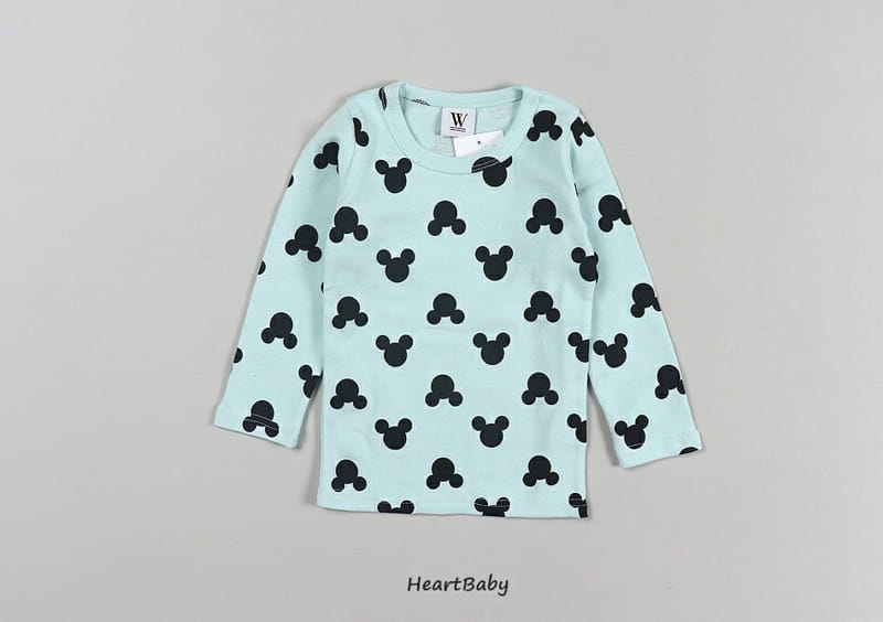 Heart Baby - Korean Children Fashion - #kidzfashiontrend - Circle Mickey Easywear - 10