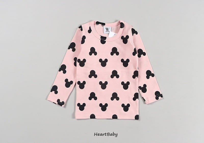 Heart Baby - Korean Children Fashion - #littlefashionista - Circle Mickey Easywear - 12