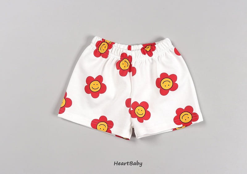 Heart Baby - Korean Children Fashion - #littlefashionista - Dasiy Shorts Top Bottom Set - 11