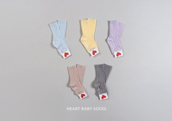 Heart Baby - Korean Children Fashion - #littlefashionista - Pastel Boodle Socks - 4