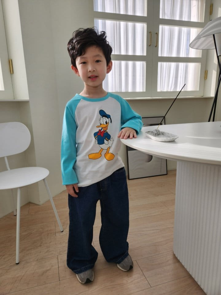 Heart Baby - Korean Children Fashion - #magicofchildhood - Mockey and friends Raglan Tee - 11
