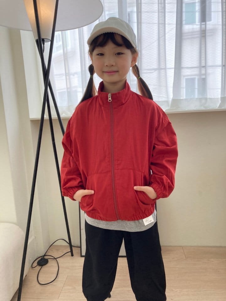 Heart Baby - Korean Children Fashion - #magicofchildhood - Color Windbreaker Jumper - 6