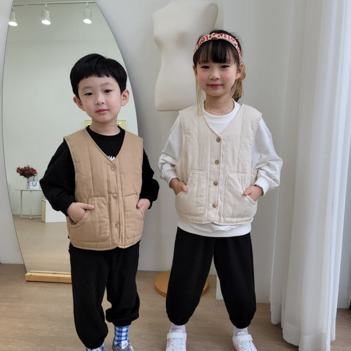 Heart Baby - Korean Children Fashion - #littlefashionista - Marlang Vest - 4