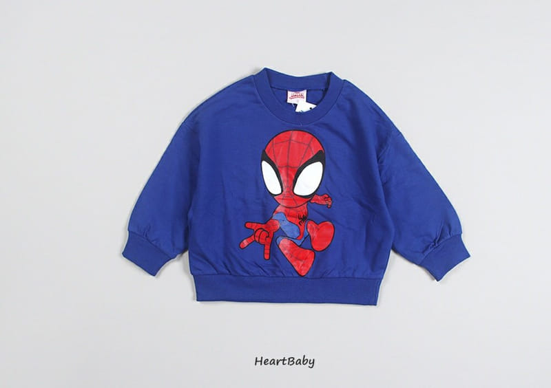 Heart Baby - Korean Children Fashion - #prettylittlegirls - Spider Man Top Bottom Set