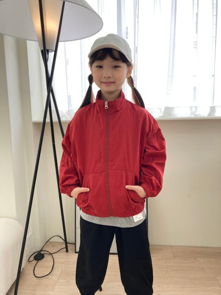 Heart Baby - Korean Children Fashion - #stylishchildhood - Color Windbreaker Jumper - 11