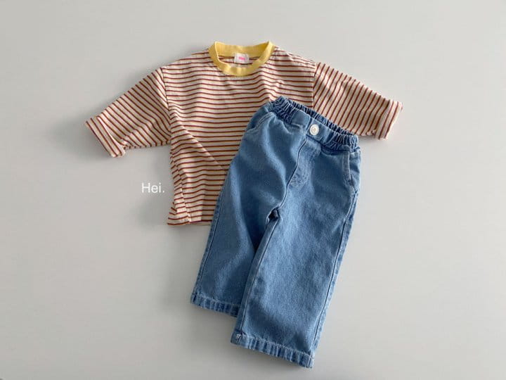 Hei - Korean Children Fashion - #discoveringself - Color Stripes Tee - 10