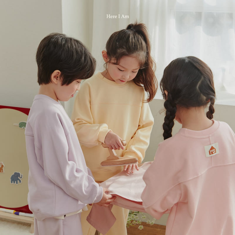 Here I Am - Korean Children Fashion - #Kfashion4kids - Marcaroon Top Bottom Set - 5
