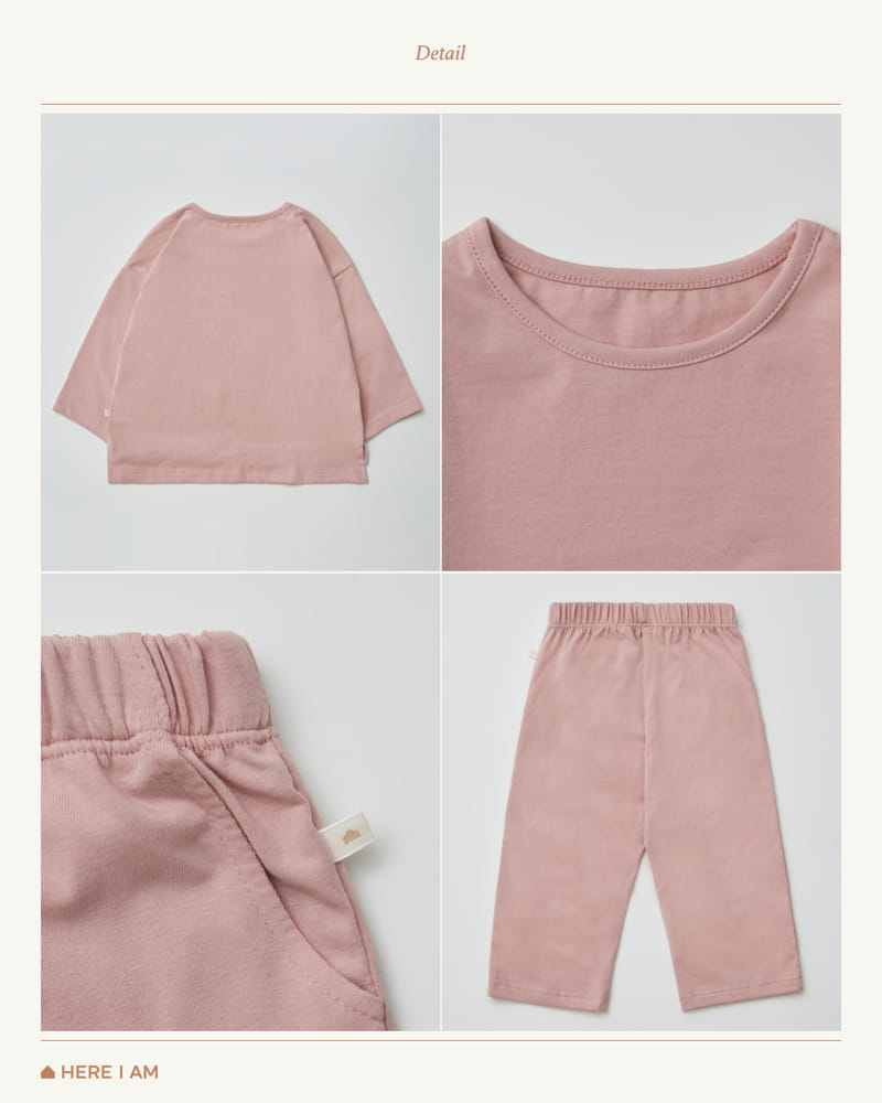 Here I Am - Korean Children Fashion - #designkidswear - Elle Overfit Top Bottom Set - 12