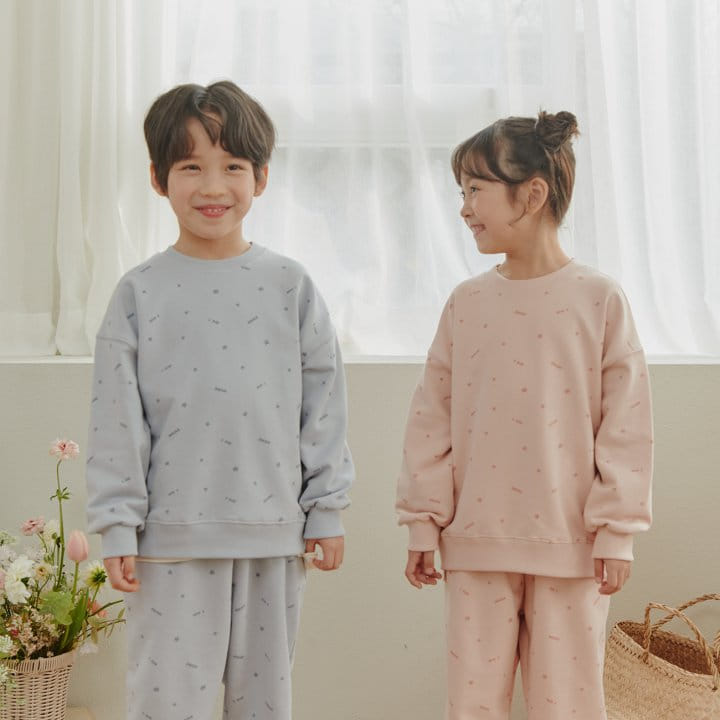 Here I Am - Korean Children Fashion - #discoveringself - Star Light Top Bottom Set - 2