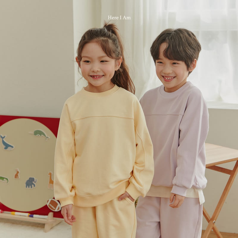 Here I Am - Korean Children Fashion - #kidsshorts - Marcaroon Top Bottom Set - 2
