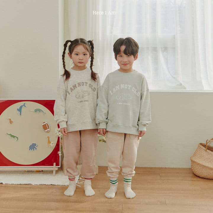 Here I Am - Korean Children Fashion - #kidsshorts - Classic Sweatshirt