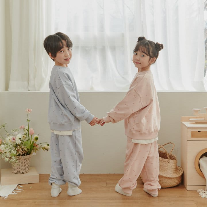 Here I Am - Korean Children Fashion - #kidsstore - Star Light Top Bottom Set - 5