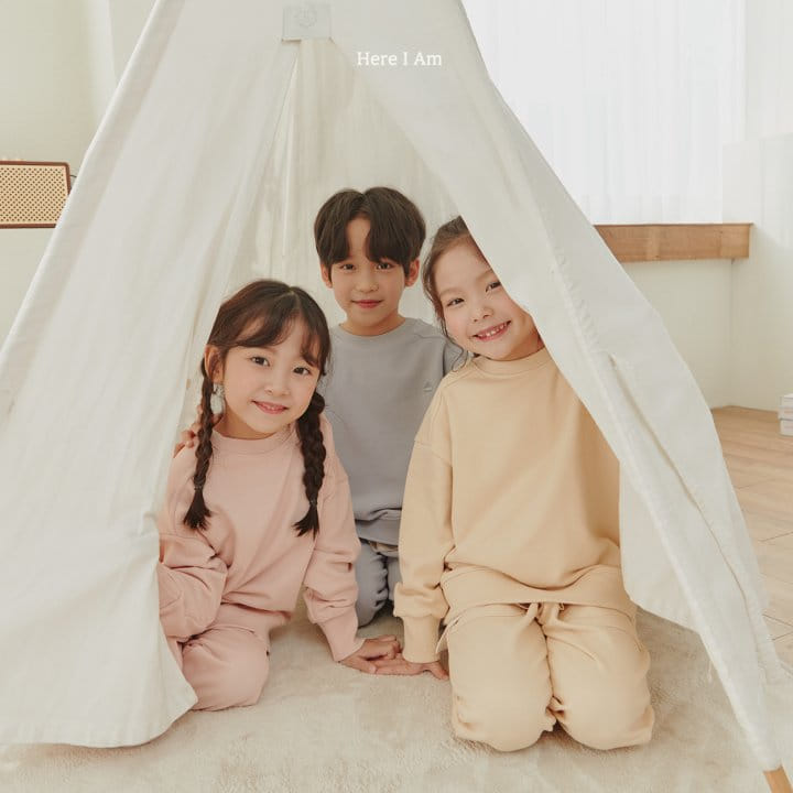 Here I Am - Korean Children Fashion - #kidsstore - Steady Top Bottom Set - 3