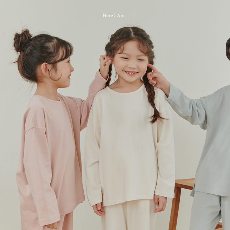 Here I Am - Korean Children Fashion - #littlefashionista - Elle Overfit Top Bottom Set - 3