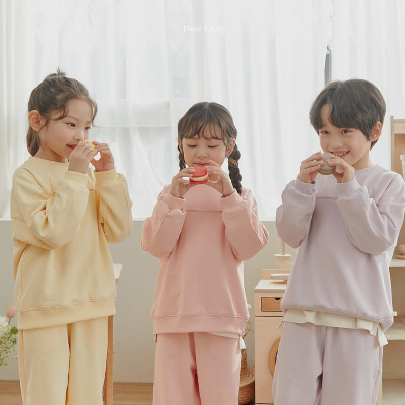Here I Am - Korean Children Fashion - #stylishchildhood - Marcaroon Top Bottom Set - 12