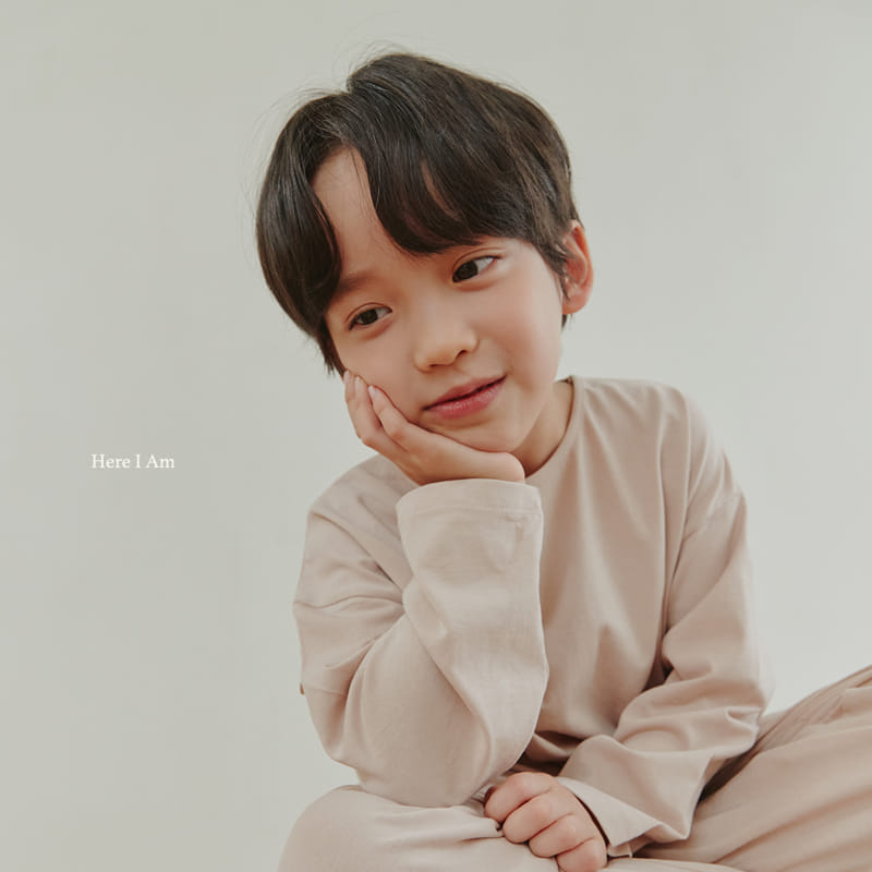 Here I Am - Korean Children Fashion - #stylishchildhood - Elle Overfit Top Bottom Set - 9