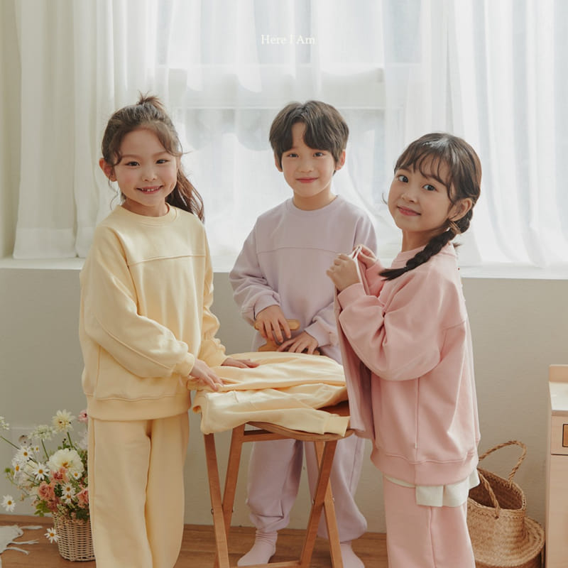 Here I Am - Korean Children Fashion - #todddlerfashion - Marcaroon Top Bottom Set - 10