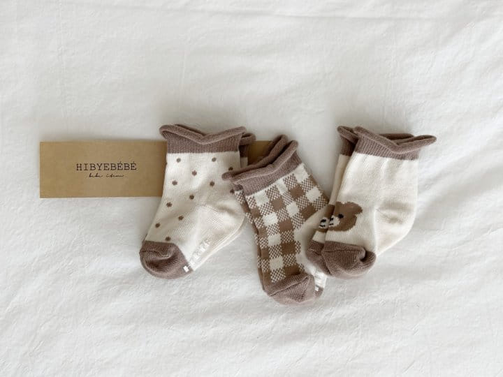 Hi Byebebe - Korean Baby Fashion - #babyboutique - Doldol Socks Set - 6