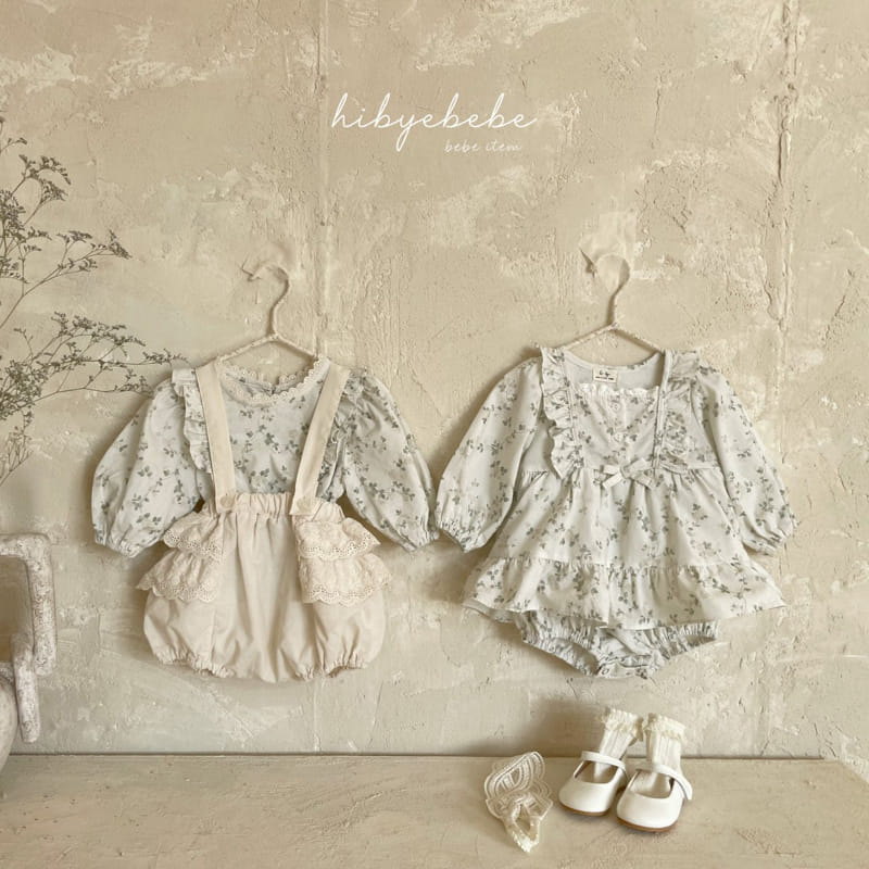 Hi Byebebe - Korean Baby Fashion - #babyboutique - Lace Dungarees Bloomer