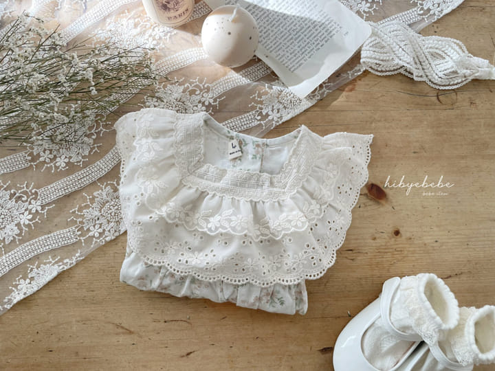 Hi Byebebe - Korean Baby Fashion - #babyboutiqueclothing - Square Lace Bodysuit - 7