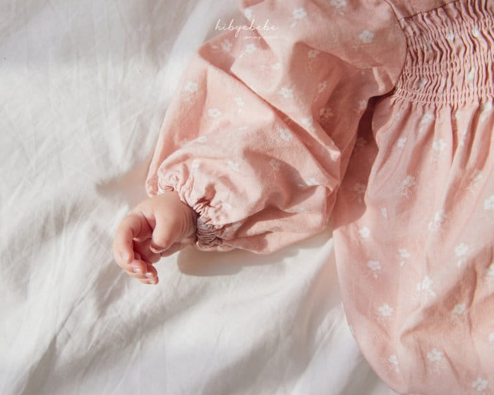 Hi Byebebe - Korean Baby Fashion - #babyclothing - Rose Collar Smocking Bodysuit - 8