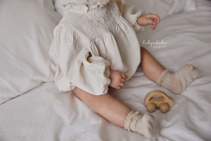 Hi Byebebe - Korean Baby Fashion - #babyboutiqueclothing - Mellow Embroidery One-piece - 4