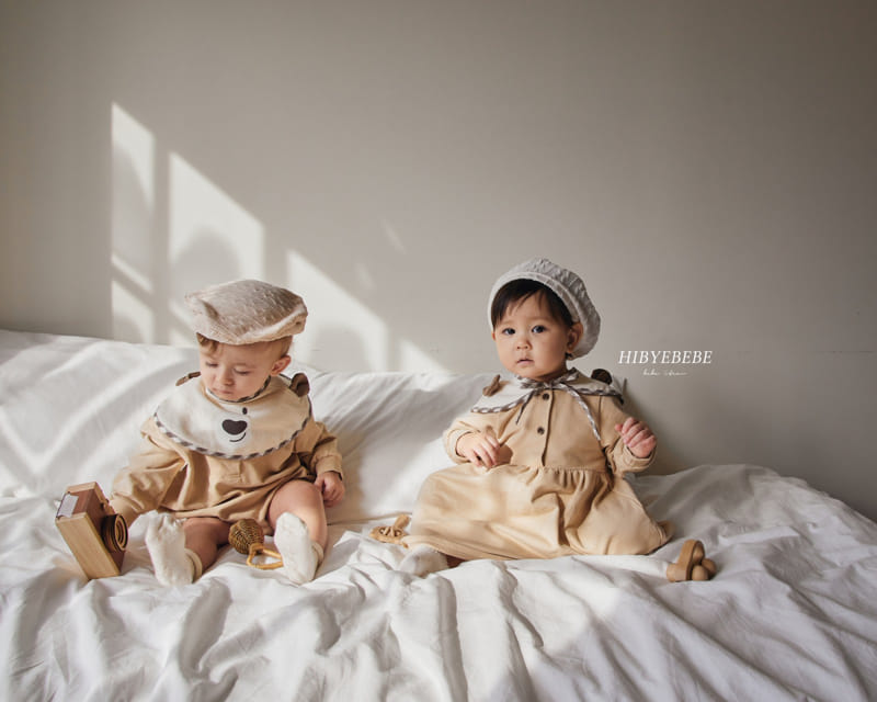Hi Byebebe - Korean Baby Fashion - #babyfashion - Circle Bear Bibi One-piece - 2