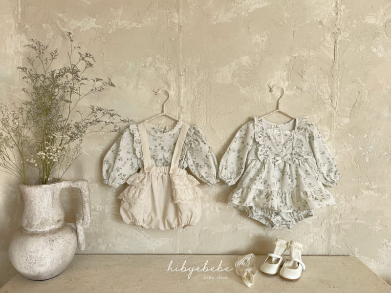 Hi Byebebe - Korean Baby Fashion - #babyfever - Lace Dungarees Bloomer - 5