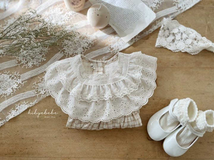Hi Byebebe - Korean Baby Fashion - #babygirlfashion - Square Lace Bodysuit - 11