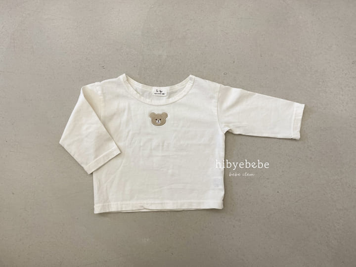Hi Byebebe - Korean Baby Fashion - #babyootd - Bear Round Tee - 3