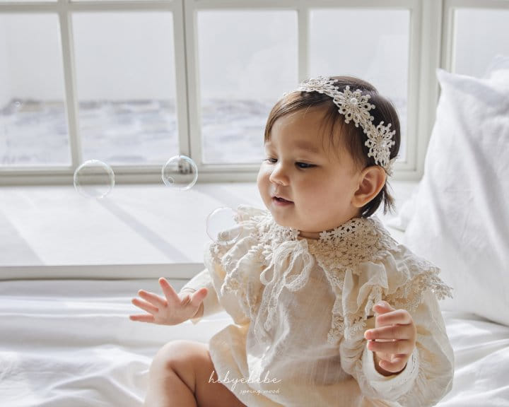 Hi Byebebe - Korean Baby Fashion - #babyoutfit - Vinus Lace Collar - 8