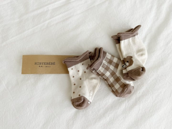 Hi Byebebe - Korean Baby Fashion - #babyoutfit - Doldol Socks Set