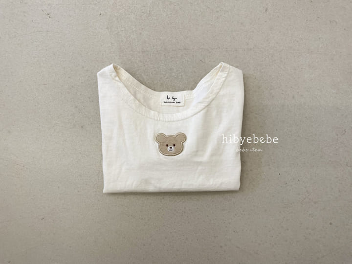 Hi Byebebe - Korean Baby Fashion - #babyoutfit - Bear Round Tee - 5