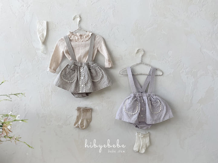 Hi Byebebe - Korean Baby Fashion - #babyoutfit - Yomi Lace Dungarees Skirt