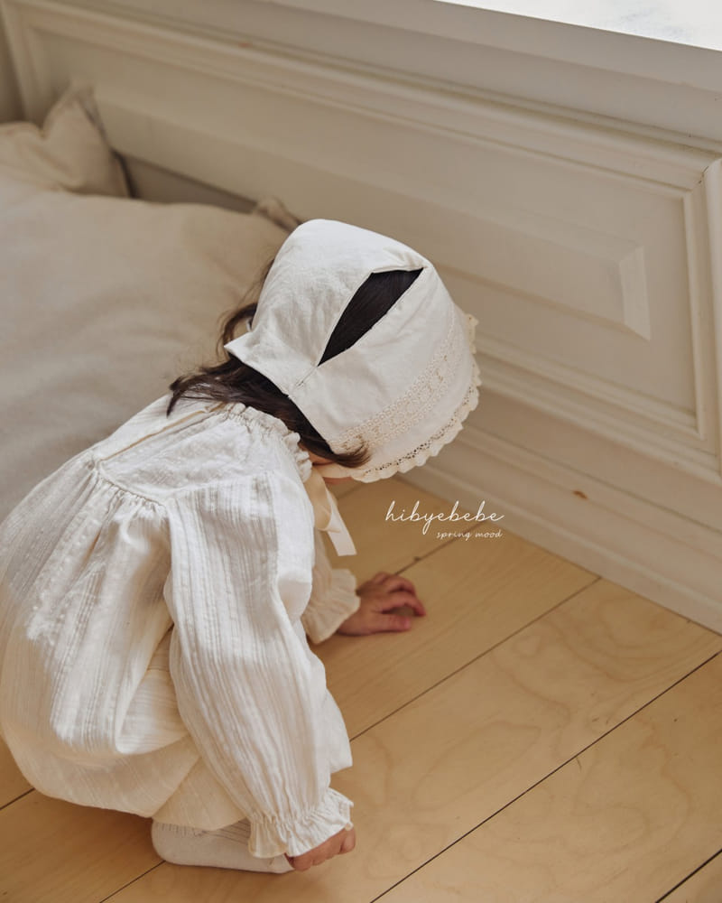Hi Byebebe - Korean Baby Fashion - #onlinebabyboutique - Flower Embrodiery Smocking Bodysuit - 6