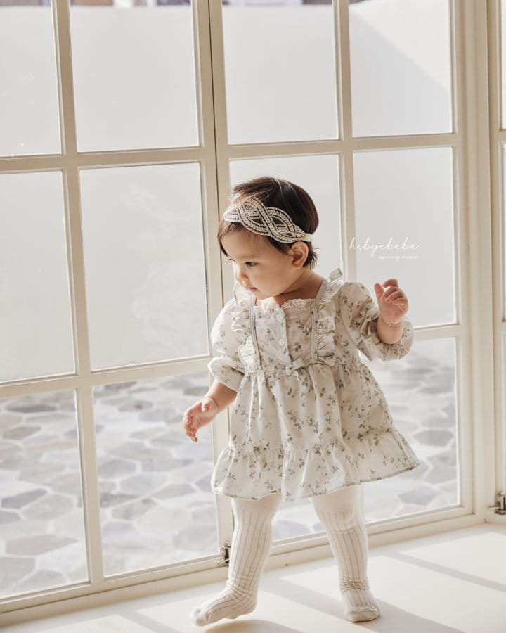 Hi Byebebe - Korean Baby Fashion - #onlinebabyboutique - Dorosy Frill One-piece - 7
