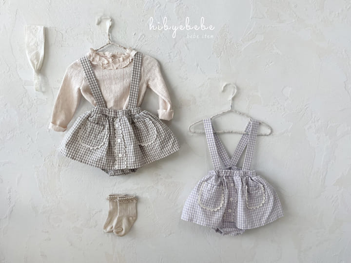 Hi Byebebe - Korean Baby Fashion - #babywear - Yomi Lace Dungarees Skirt - 4