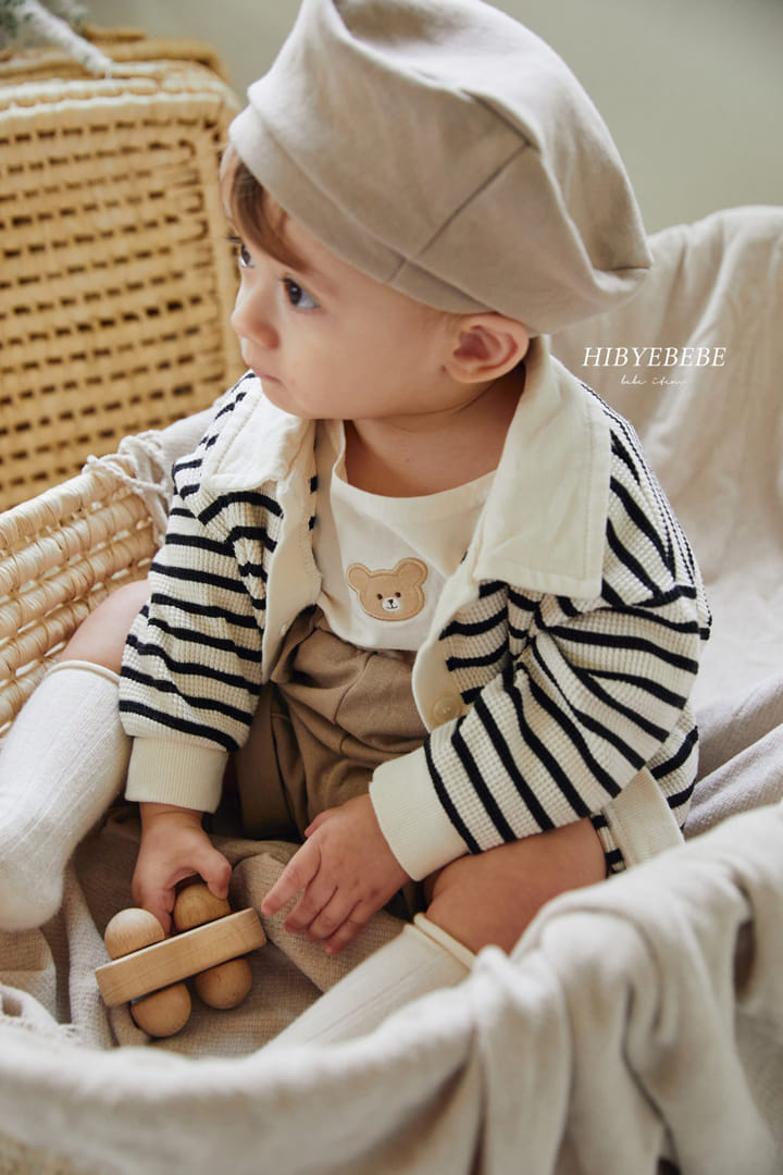 Hi Byebebe - Korean Baby Fashion - #smilingbaby - Bear Round Tee - 9