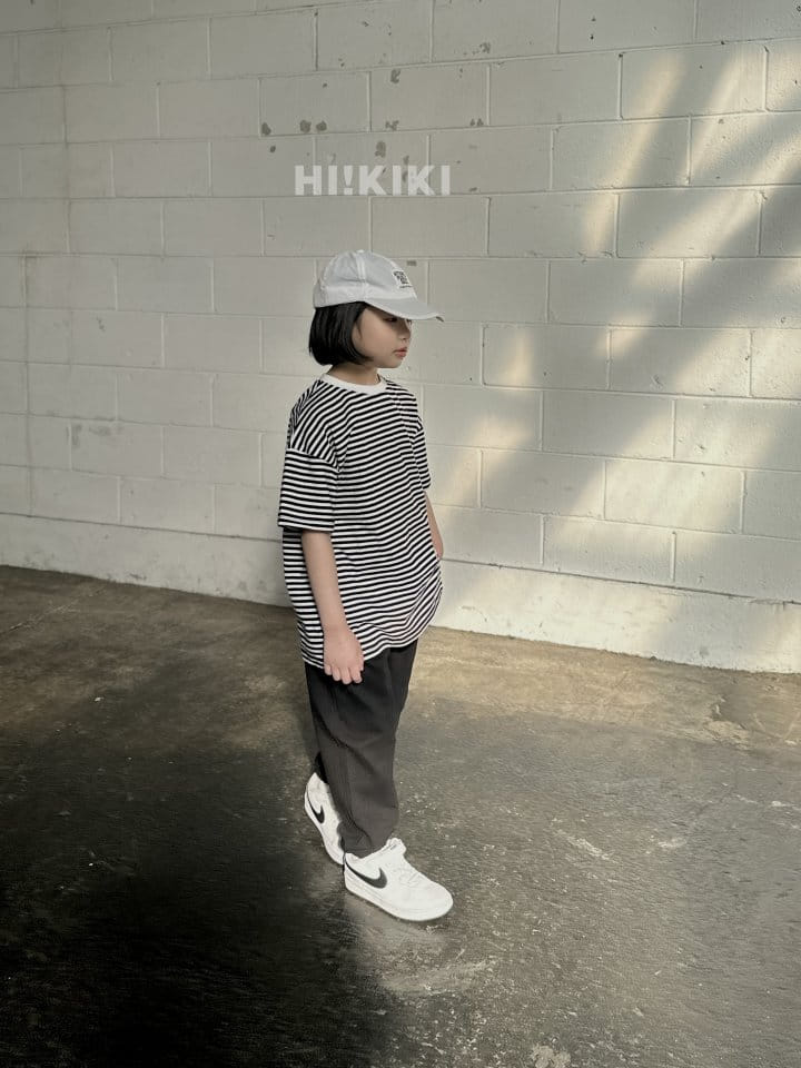 Hikiki - Korean Children Fashion - #childrensboutique - Slit Short Sleeves Tee - 3