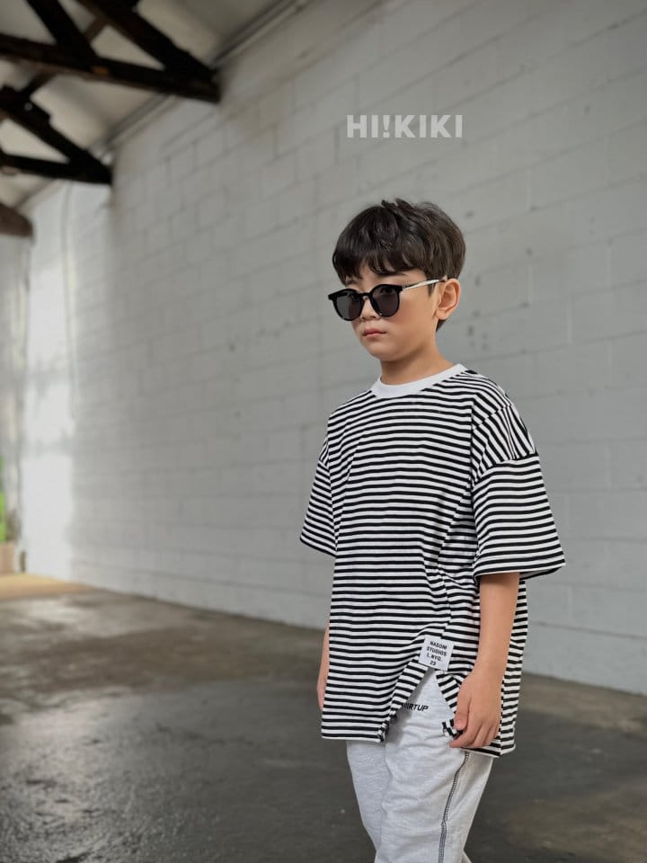 Hikiki - Korean Children Fashion - #fashionkids - Slit Short Sleeves Tee - 6