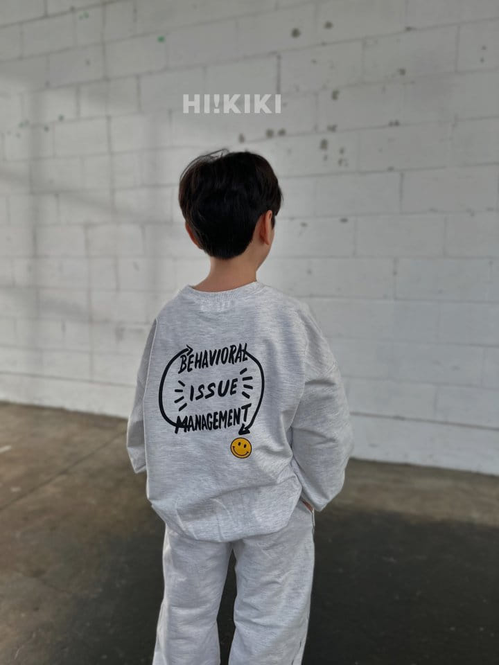 Hikiki - Korean Children Fashion - #kidsshorts - Smile Sweatshirt - 4